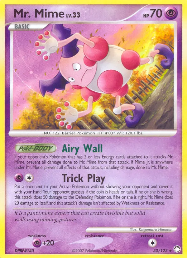 Mr. Mime full card art