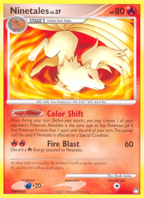 Ninetales full card art