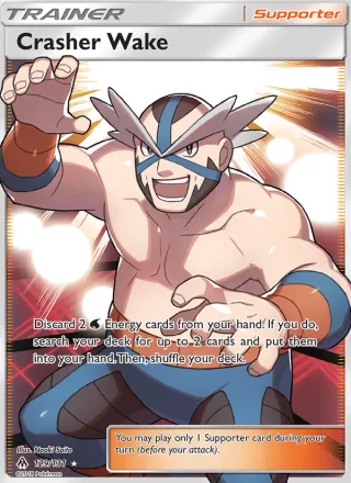 Crasher Wake #129 · Forbidden Light Pokémon card