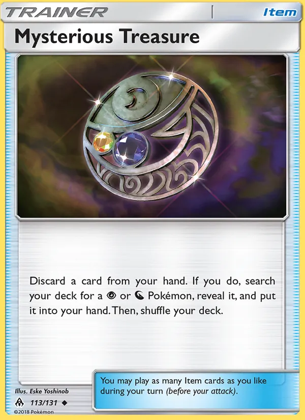 Mysterious Treasure full card art