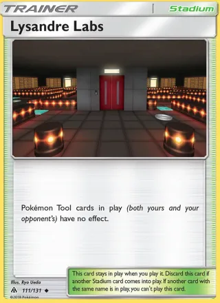 Lysandre Labs #111 · Forbidden Light Pokémon card