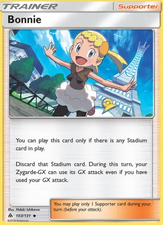 Bonnie #103 · Forbidden Light Pokémon card