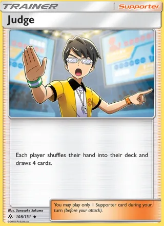 Judge #108 · Forbidden Light Pokémon card