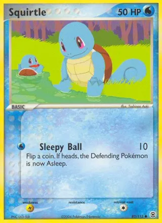 Squirtle #82 · FireRed & LeafGreen Pokémon card