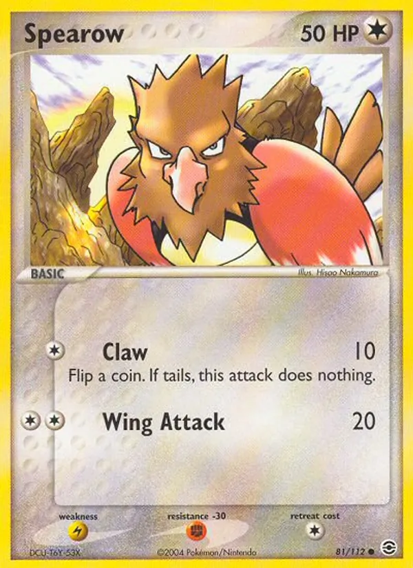 Spearow full card art