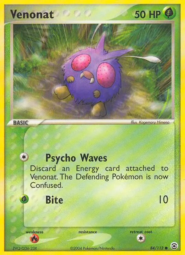 Venonat full card art