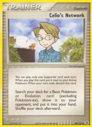 Celio's Network #88 · FireRed & LeafGreen Pokémon card