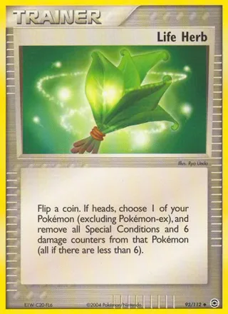 Life Herb #93 · FireRed & LeafGreen Pokémon card