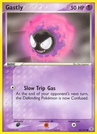 Gastly #63 · FireRed & LeafGreen Pokémon card