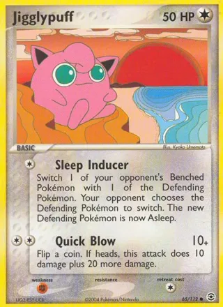 Jigglypuff #65 · FireRed & LeafGreen Pokémon card