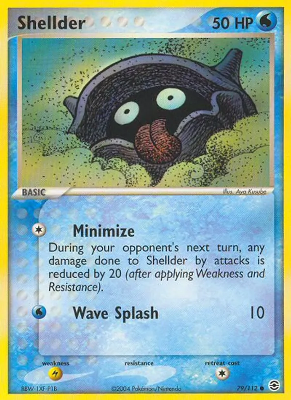 Shellder full card art