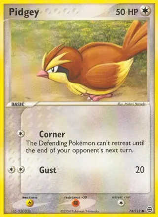 Pidgey #73 · FireRed & LeafGreen Pokémon card