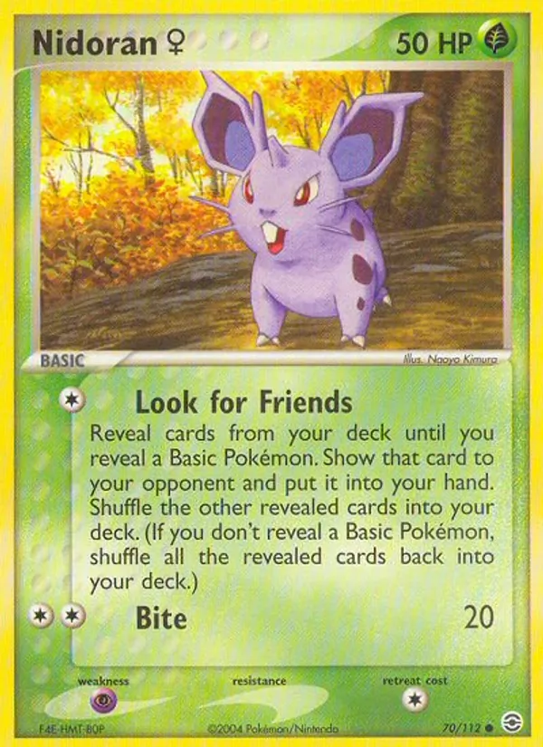 Nidoran♀ full card art