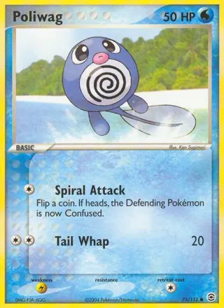 Poliwag #75 · FireRed & LeafGreen Pokémon card