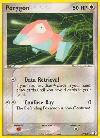 Porygon #47 · FireRed & LeafGreen Pokémon card