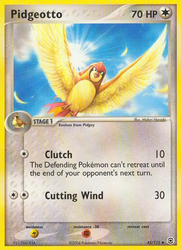 Pidgeotto full card art