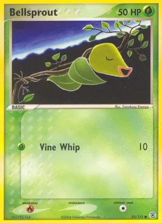 Bellsprout #53 · FireRed & LeafGreen Pokémon card