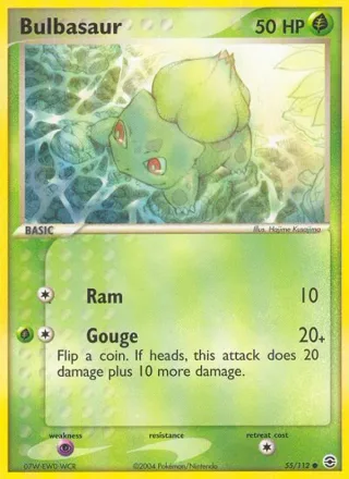 Bulbasaur #55 · FireRed & LeafGreen Pokémon card