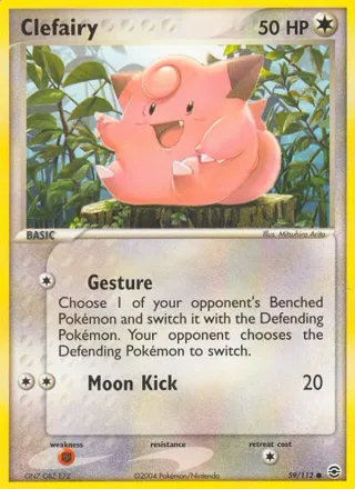 Clefairy #59 · FireRed & LeafGreen Pokémon card