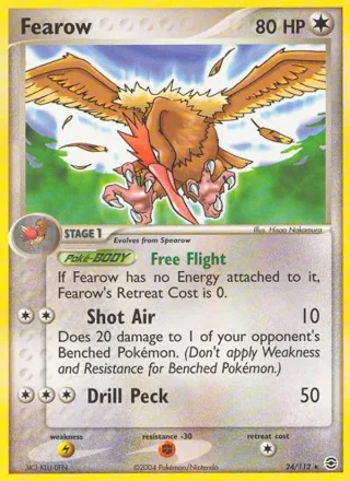 Fearow #24 · FireRed & LeafGreen Pokémon card