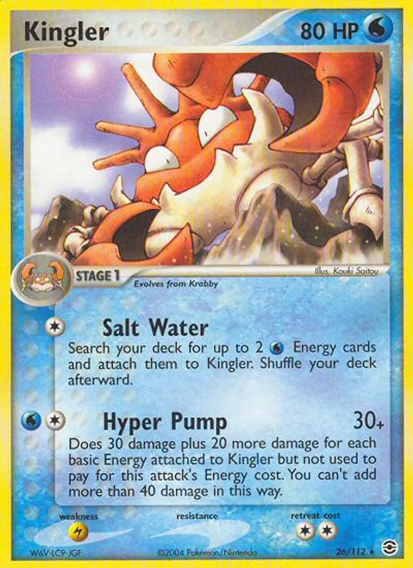 Kingler full card art