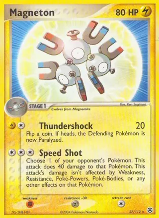 Magneton #27 · FireRed & LeafGreen Pokémon card
