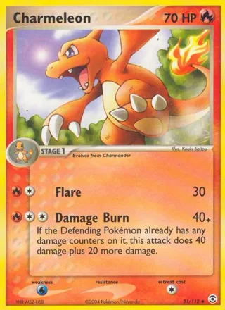 Charmeleon #31 · FireRed & LeafGreen Pokémon card