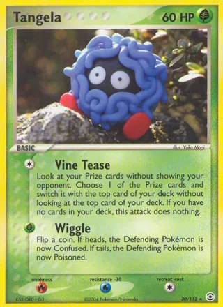 Tangela #30 · FireRed & LeafGreen Pokémon card