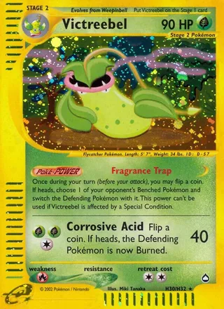 Victreebel #H30 · Aquapolis Pokémon card