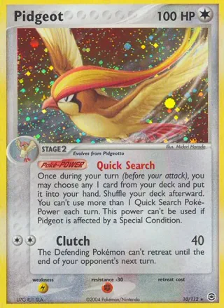 Pidgeot #10 · FireRed & LeafGreen Pokémon card