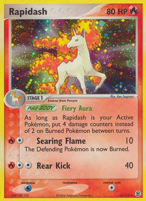 Rapidash full card art