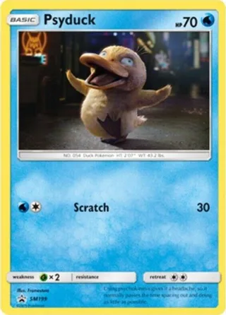 Psyduck #SM199 · SM Black Star Promos Pokémon card