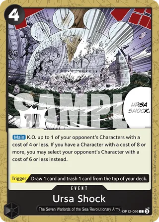 Ursa Shock #OP12-096 · Legacy of the Master One Piece card
