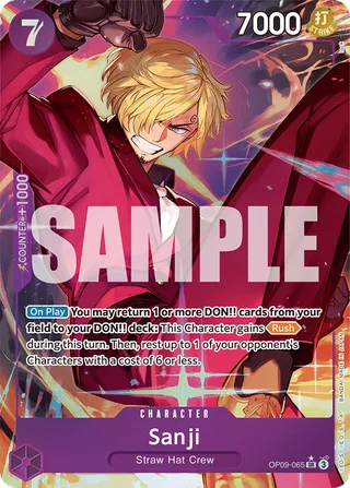 Sanji (Parallel) #OP09-065-parallel · Emperors in the New World One Piece card
