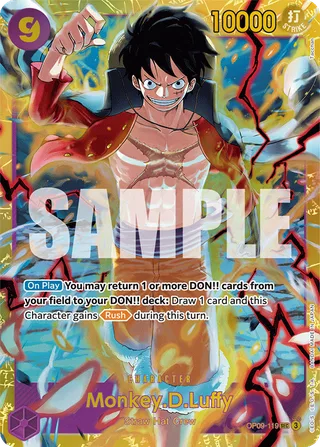 Monkey.D.Luffy #OP09-119 · Emperors in the New World One Piece card