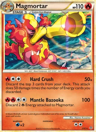 Magmortar #2 · Unleashed Pokémon card