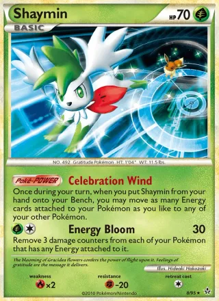 Shaymin #8 · Unleashed Pokémon card