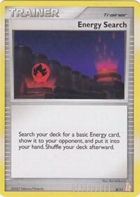 Energy Search #8 · DP trainer Kit (Lucario) Pokémon card