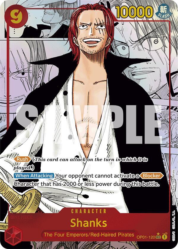 Shanks (Manga) full card art