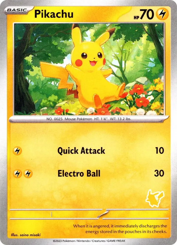 Pikachu full card art