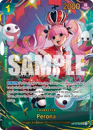 Perona (Japanese Version 3rd Anniversary Set) #OP12-034-japanese-version-3rd-anniversary-set · One Piece Promotion Cards One Piece card