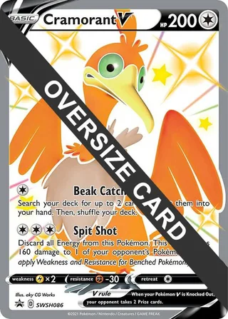 Cramorant V - SWSH086 #SWSH086 · Jumbo cards Pokémon card