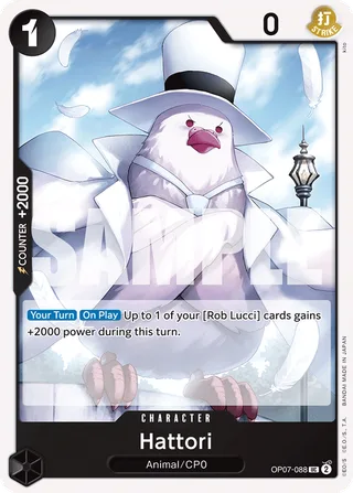 Hattori #OP07-088 · 500 Years in the Future Pre-Release Cards One Piece card