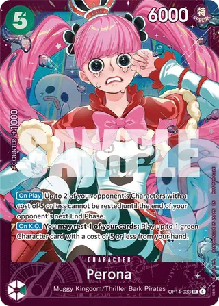 Perona (Extra Grand Battle for Stores Spring 2026) #OP14-033-extra-grand-battle-for-stores-spring-2026 · One Piece Promotion Cards One Piece card