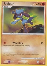 Riolu #6 · DP trainer Kit (Lucario) Pokémon card