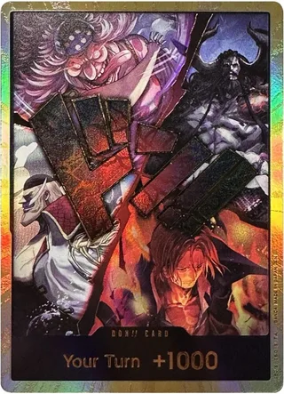 DON!! Card (Alternate Art) (The Four Emperors) (Gold) #don-card-alternate-art-the-four-emperors-gold · The World's Strongest Warriors One Piece card