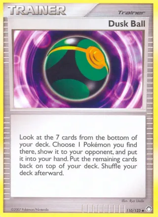 Dusk Ball #110 · Mysterious Treasures Pokémon card