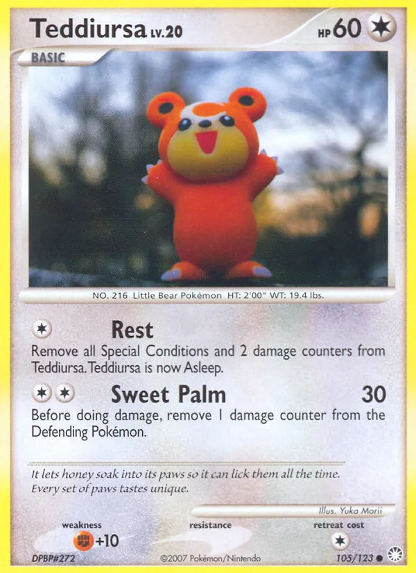 Teddiursa full card art