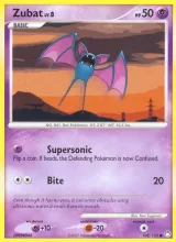 Zubat · Mysterious Treasures Pokémon card