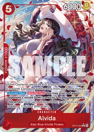 Alvida (Alternate Art) #OP15-003-alternate-art · Adventure on Kami's Island One Piece card